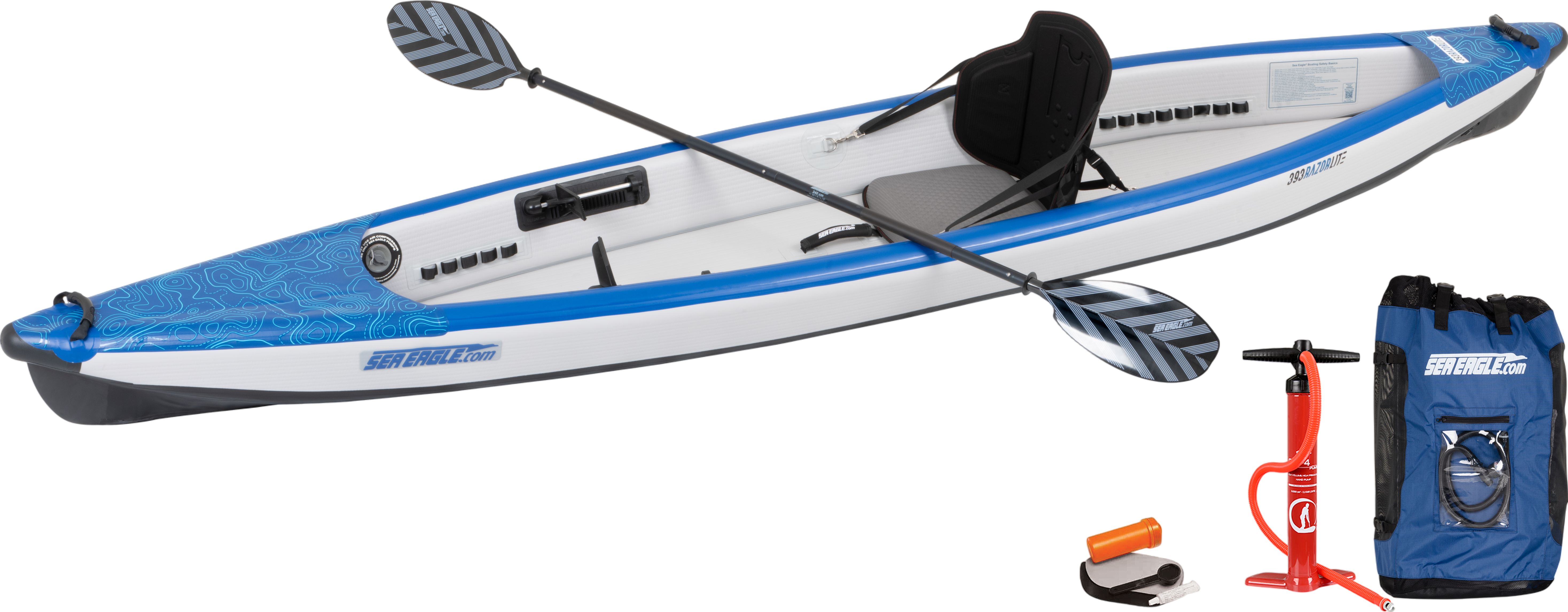 Sea Eagle 393RLK_P Razorlite Inflatable Kayak Pro Solo Package New