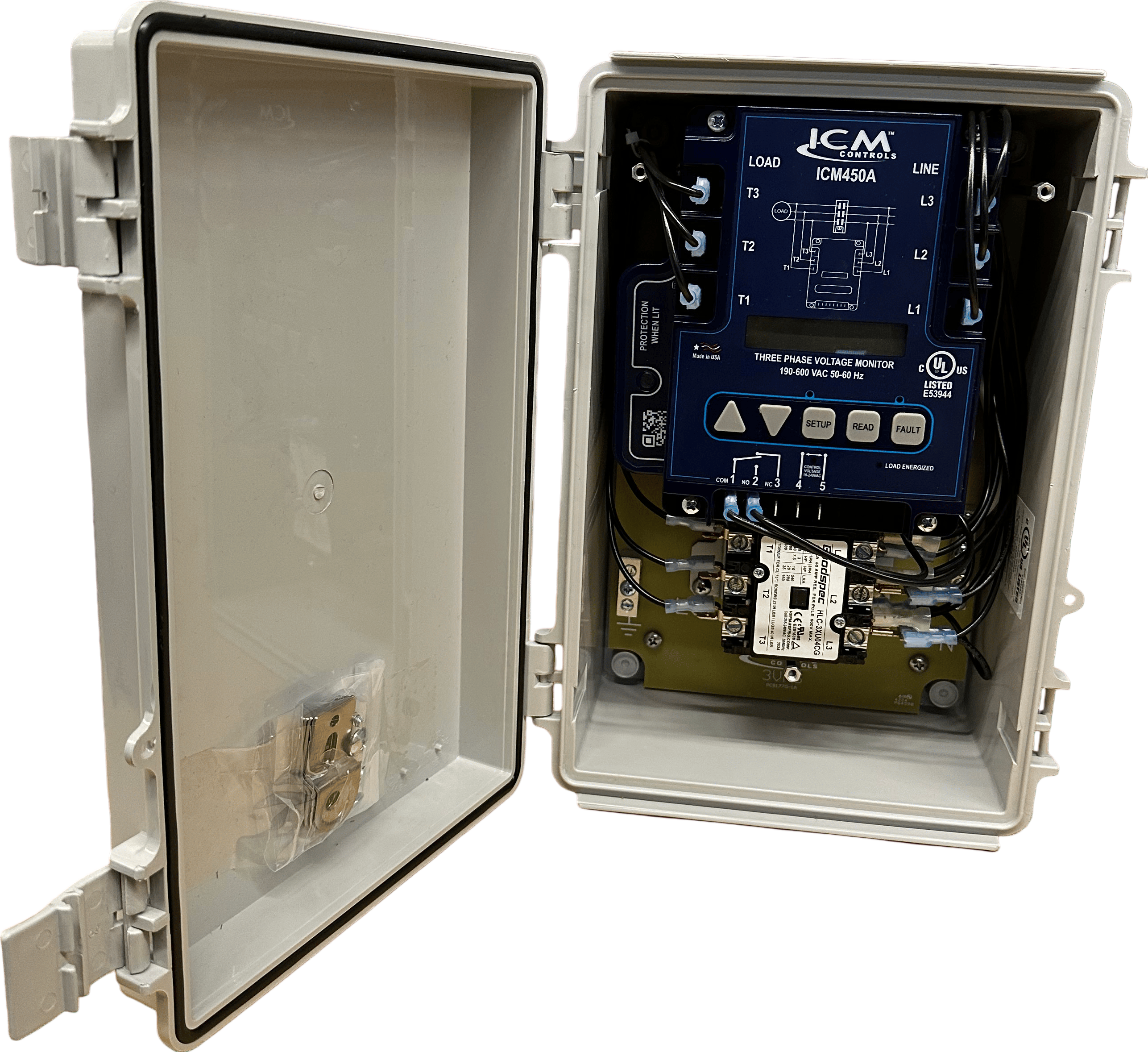 ICM Controls 3VMS 3-Phase Surge Protector and Voltage Monitor New