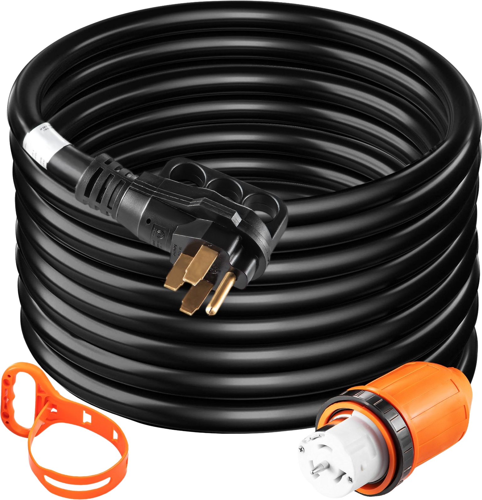 Vevor Generator Power Cord Heavy Duty 50' 12000W 50 Amp New