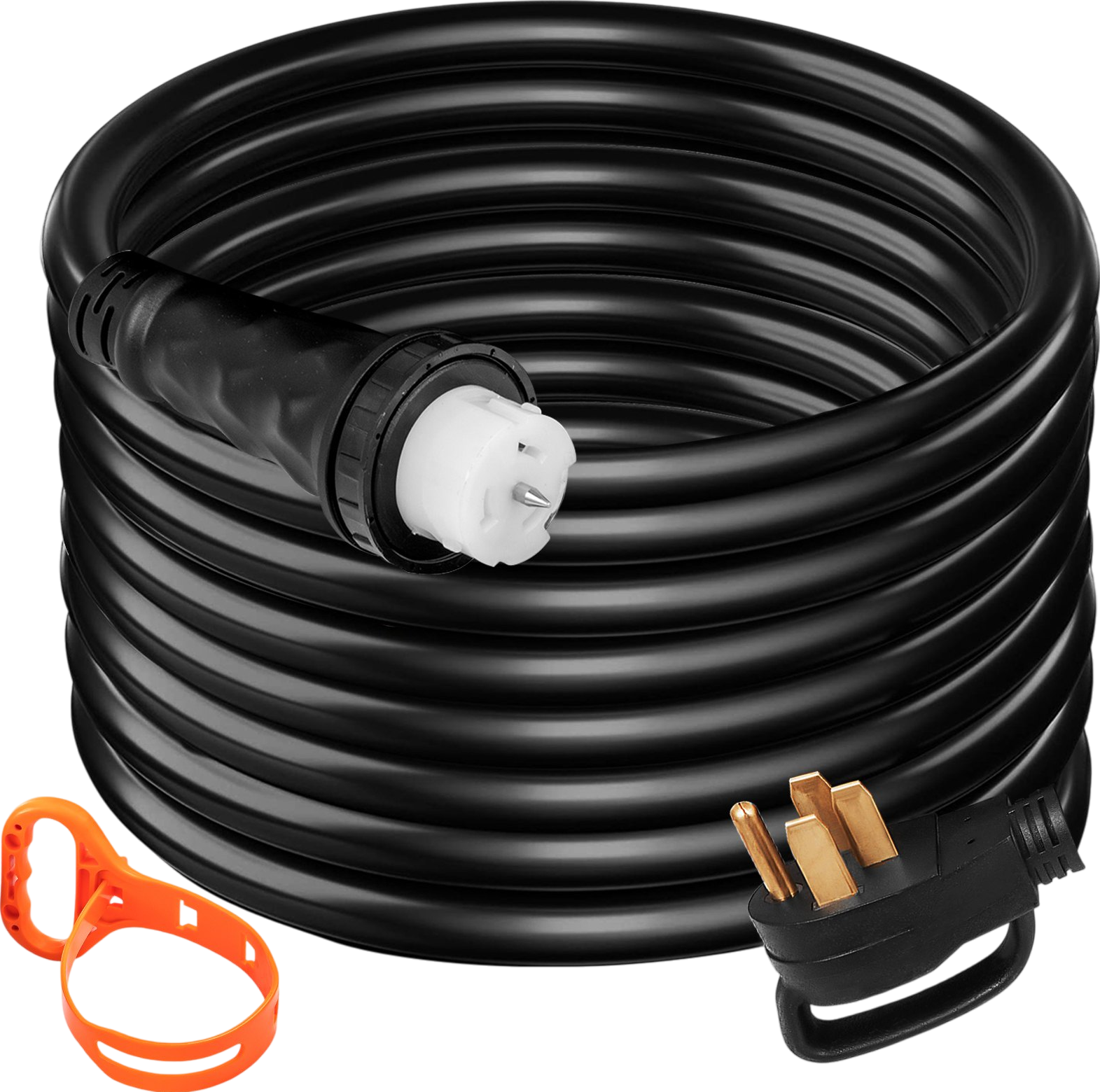 Vevor Generator Extension Cord 50 Ft. 50 Amp N14-50P & SS2-50R & CS6364 Twist Lock Connectors New