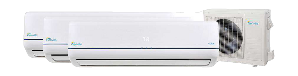 Senville SENA-30HF/MOZ 28000 BTU 23 SEER Triple Zone Mini Split Air Conditioner/Heater New