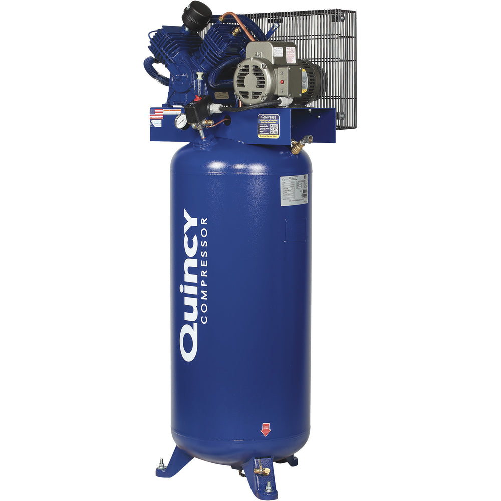 Quincy QT-54 Pro Air Compressor 5 HP 60 Gallon Two Stage Single Phase 230V New