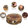 Costway Fire Pit 40,000 BTU Outdoor Propane Gas Stove with Stone Finish New