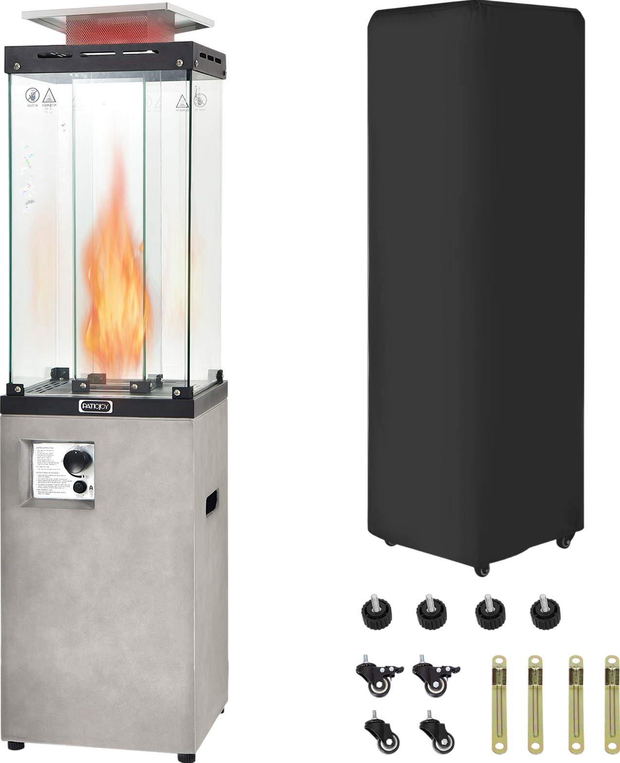 Costway Propane Patio Heater with Metal Hood 41,000 BTU New