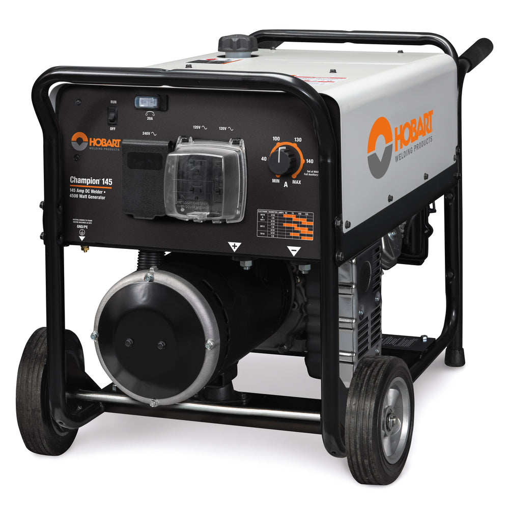 Hobart 500563 Champion 145 Arc Briggs & Stratton 4500W AC and 145A DC Stick Welder Generator Combo Manufacturer RFB