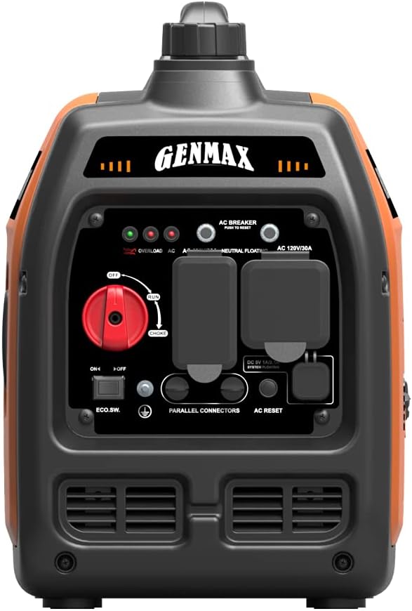 GENMAX GM3200i 30 Amp 2800W/3200W Gas Inverter Generator Parallel Ready New
