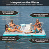 Swimline Solstice 38810 Inflatable Luxe Dock 10' x 8' with Traction Pad and Rope Ladder New