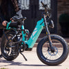 Cyrusher Quest Electric Bike Mid-Drive Step-Through 28 MPH 80 Mile Range 1000W New