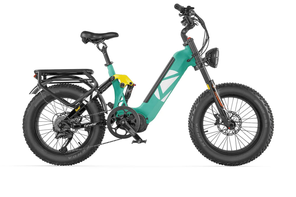Cyrusher Quest Electric Bike Mid-Drive Step-Through 28 MPH 80 Mile Range 1000W New
