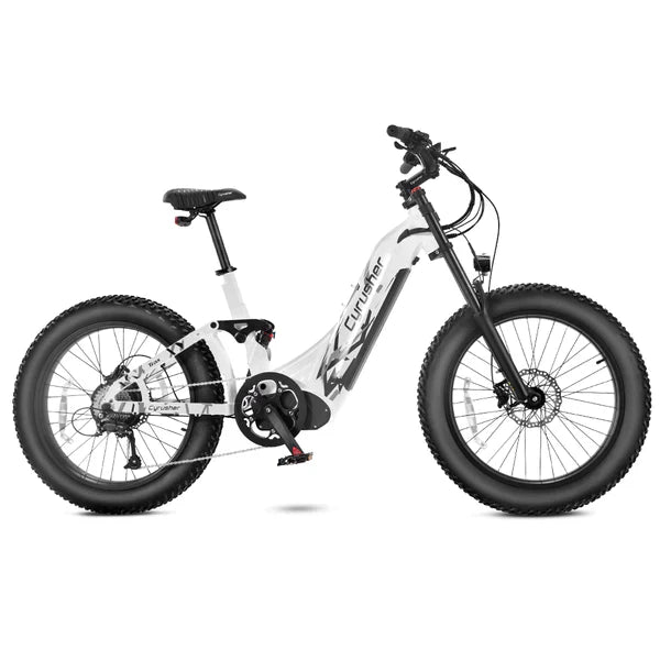 Cyrusher Trax All Terrain Electric Bike Step-Through 24" Tires 28 MPH 56 Mile Range 750W New