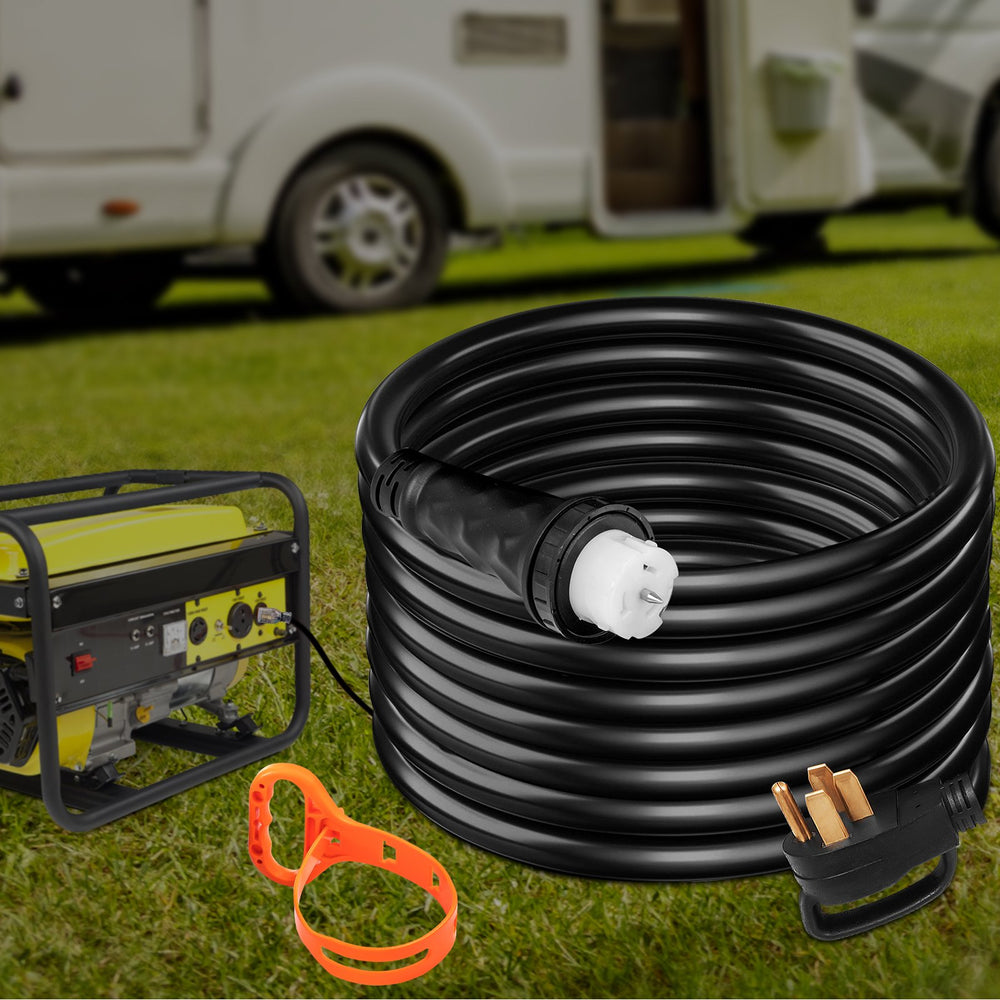 Vevor Generator Power Cord 75' 50A 125/250V N14-50P Twist Lock Connector New