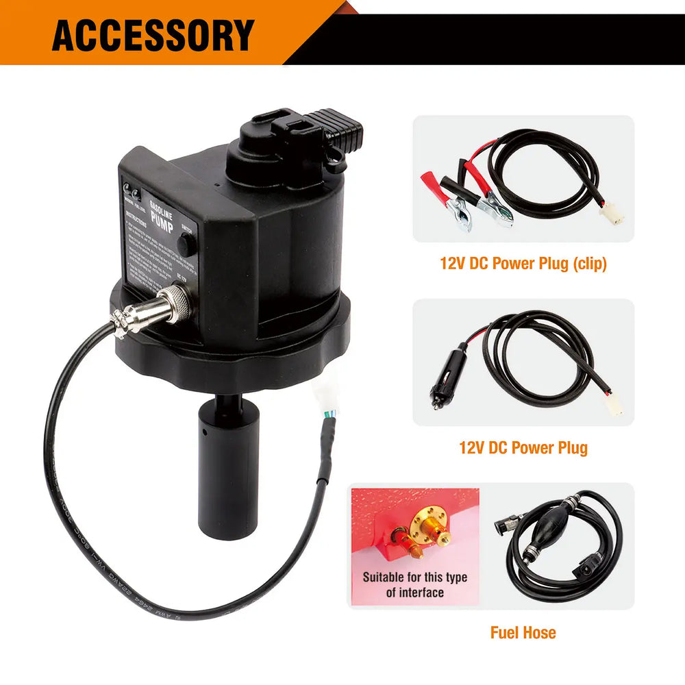 GENMAX GMEFP Electric Fuel Pump 12V DC Auto Non-Stop Operation New