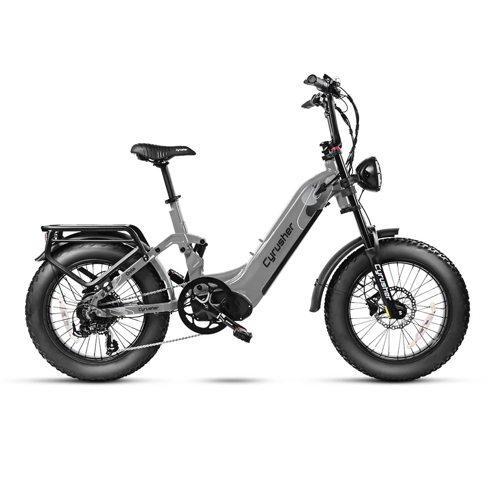 Cyrusher Ovia Electric Bike Step-Through Frame 28 MPH 52 Mile Range 750W New