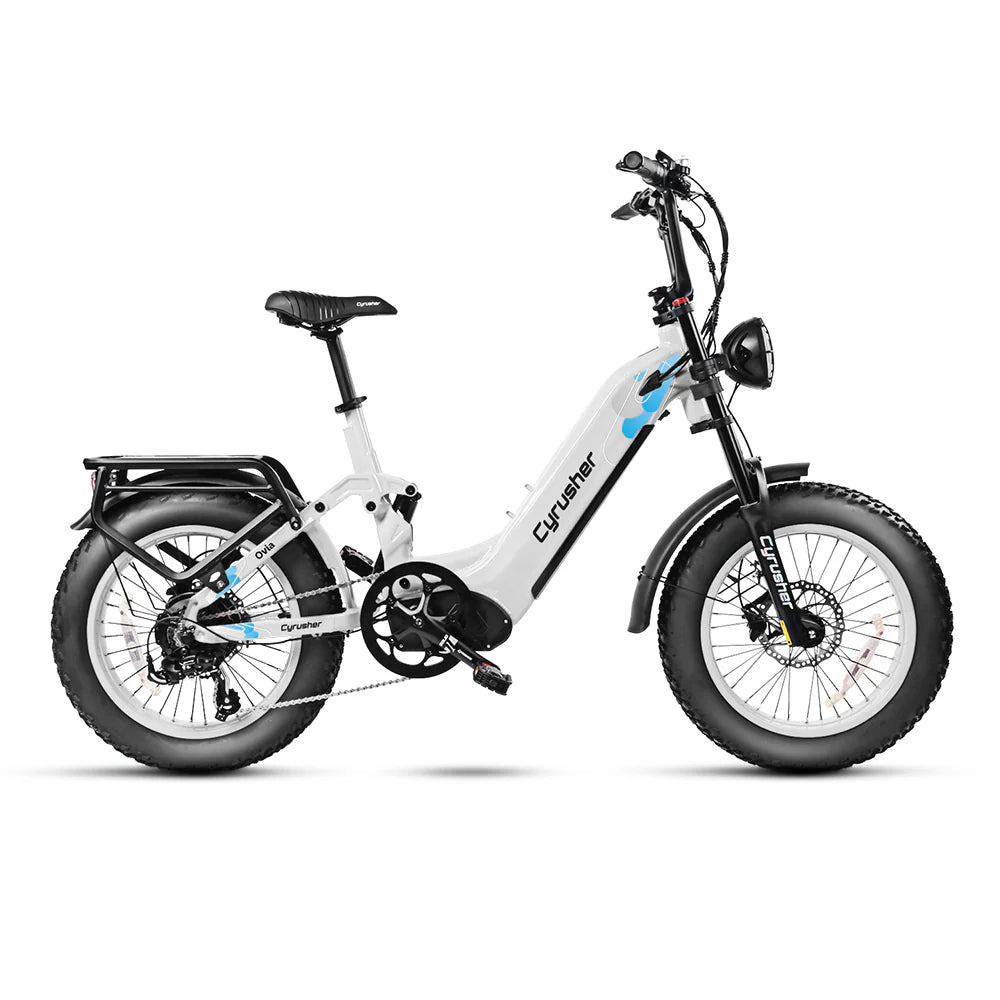 Cyrusher Ovia Electric Bike Step-Through Frame 28 MPH 52 Mile Range 750W New