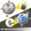 Vevor 20" Surface Cleaner 4000 PSI for Pressure Washer 3/8" Quick Connector Stainless Steel with 3 Nozzles New