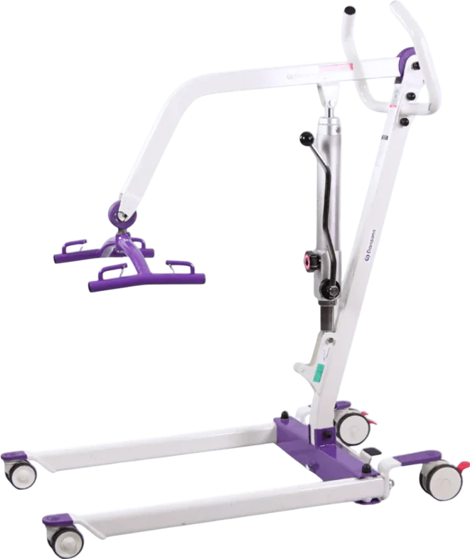 Dansons Medical PL350H Compact Patient Lift Hydraulic 350 Lbs Capacity New