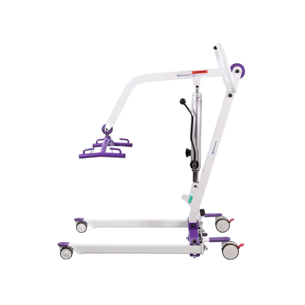 Dansons Medical PL350H Compact Patient Lift Hydraulic 350 Lbs Capacity New