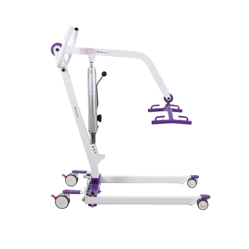Dansons Medical PL350H Compact Patient Lift Hydraulic 350 Lbs Capacity New