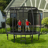 Costway Trampoline 10' ASTM Approved 400 Lbs Capacity with Enclosure Net and Ladder New