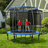 Costway Trampoline 10' ASTM Approved 400 Lbs Capacity with Enclosure Net and Ladder New