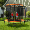 Costway Trampoline 10' ASTM Approved 400 Lbs Capacity with Enclosure Net and Ladder New
