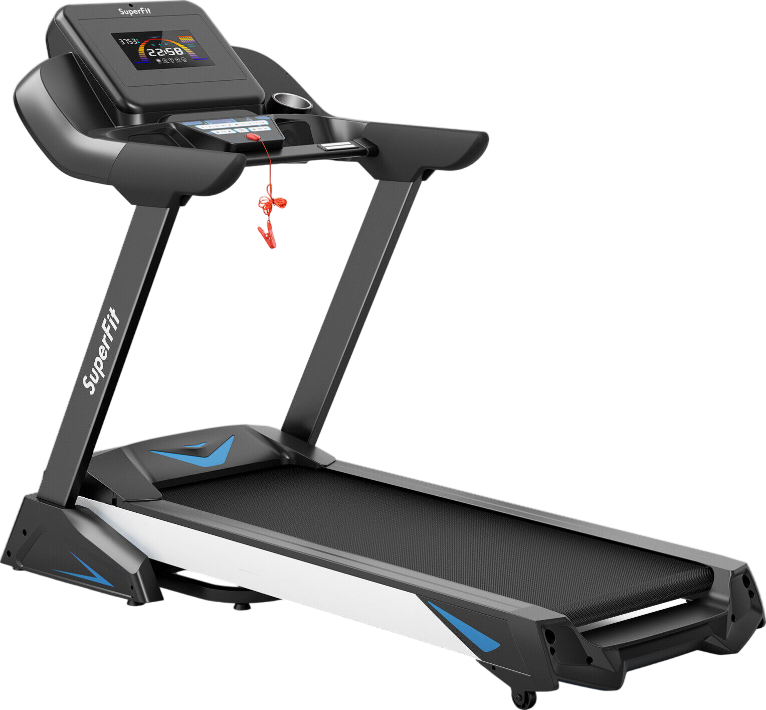 Costway Treadmill with App and Auto Incline Foldable 12 MPH Max Speed 4.75 HP New
