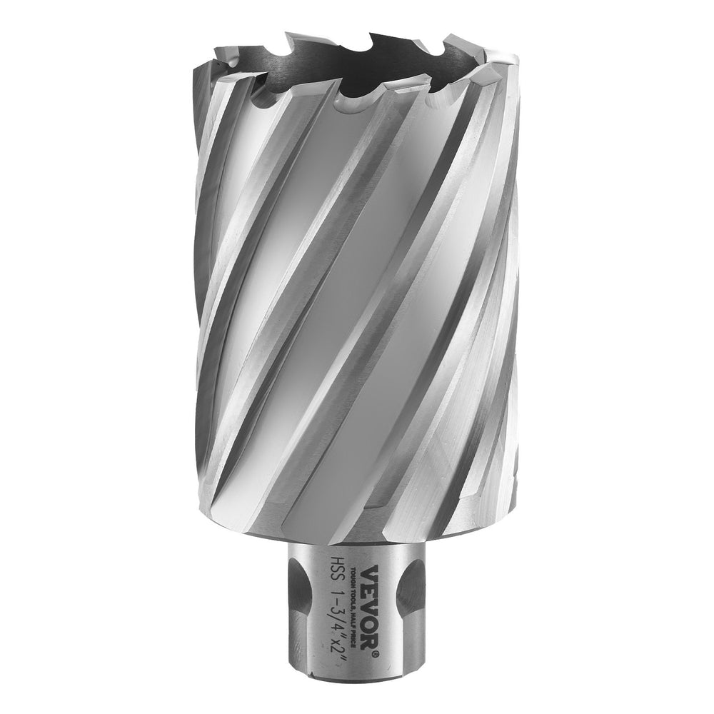 Vevor Annular Cutter Set 6pcs Universal Shank Mag Drill Bits 2" Cutting Depth New