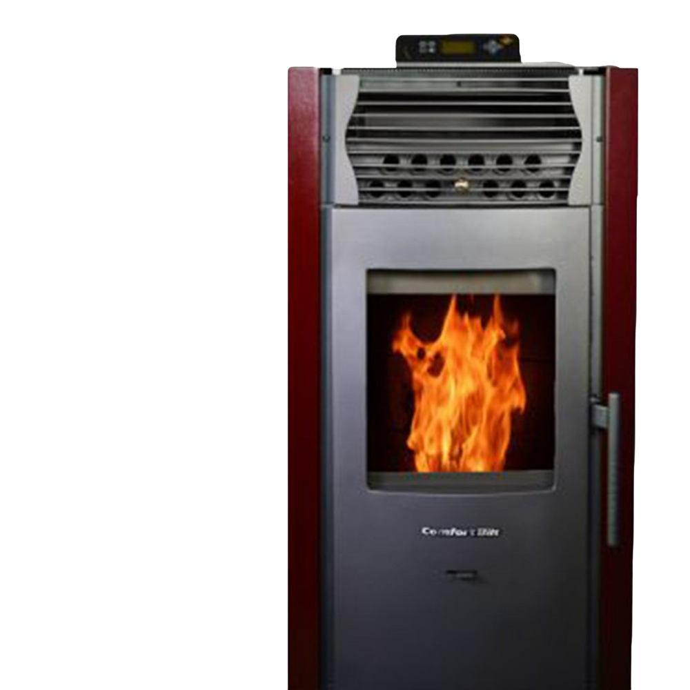 ComfortBilt HP50 2,200 sq. ft. Pellet Stove Auto Ignition 47 lb Hopper Burgundy New