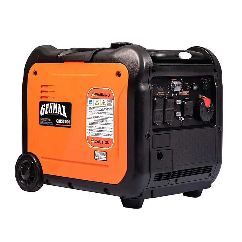 GENMAX GM5500i 30 Amp 5000W/5500W Electric Start Gas Inverter Generator New