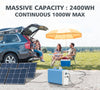 Bluetti EB240 2400WH/1000W Portable Power Station Solar Generator New