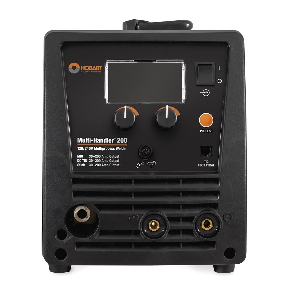 Hobart 500578 Multi-Handler 200 Multiprocess 120/240V Welder with Multi-Voltage Plug and MIG Gun Manufacturer RFB