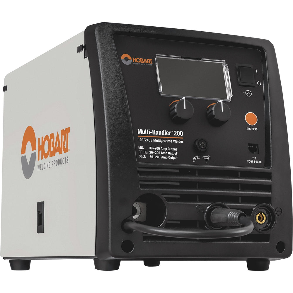 Hobart 500578 Multi-Handler 200 Multiprocess 120/240V Welder with Multi-Voltage Plug and MIG Gun Manufacturer RFB