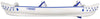 Sea Eagle 370 Inflatable Portable Sport Kayak Canoe 3 Person Pro Package With Paddles White Blue New