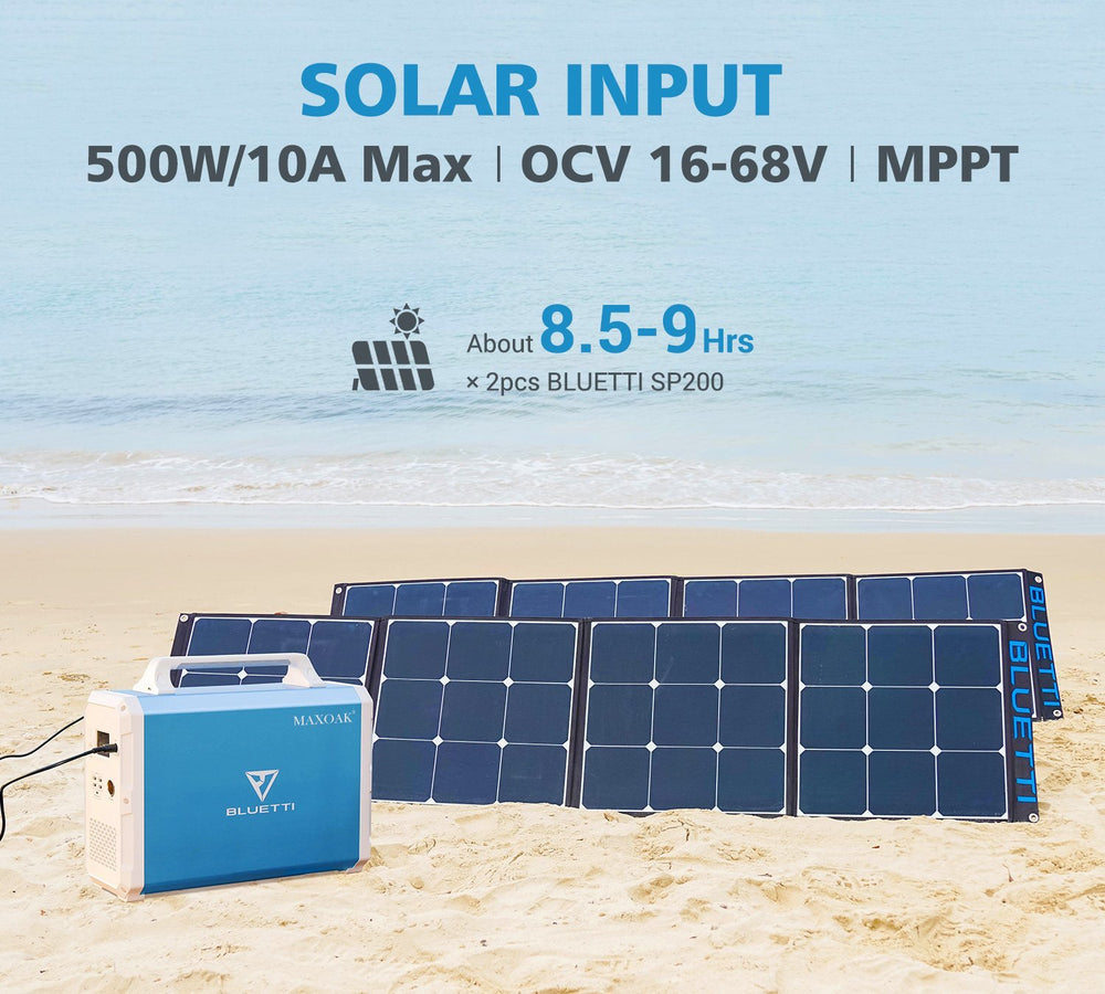 Bluetti EB240 2400WH/1000W Portable Power Station Solar Generator New
