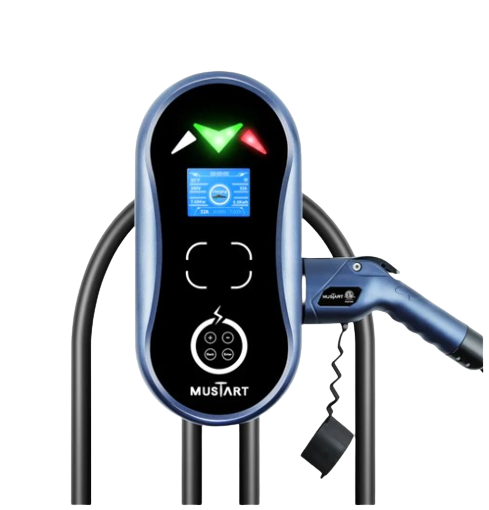 Mustart Power Level 2 EV 32A 25' Cable Adjustable NEMA 6-50 Charging Station New