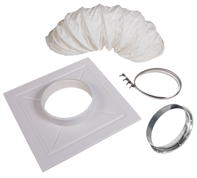 Kwikool CK-12S-SS Single Ceiling Duct Kit with Stainless Steel Flange New