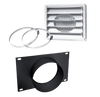 Drolet AC01336 5" Fresh Air Intake Kit For Wood Stove On Pedestal New
