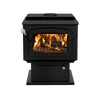 Drolet Escape 1800 EPA Certified 2,100 Sq. Ft. Wood Stove On Pedestal With Black Door New