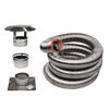 Drolet VOLKI-625 6" X 25' Vortex Stainless Flex Liner Kit For Inserts